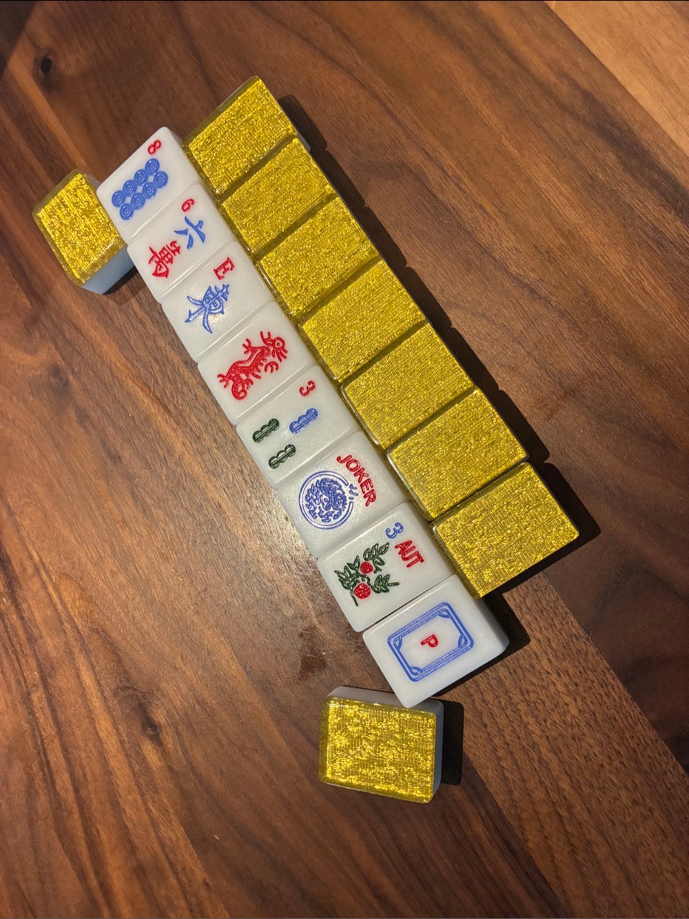 Set of American Mahjong Tiles 166 in total - made of acrylic 1.6”